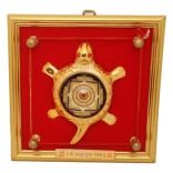 Maha Mrityunjaya Yantra on Tortoise Wall Hanging