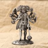 Five Face (Panchmukhi) Lord Hanuman Idol in Silver