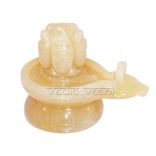 Pashupatinath Shivling in Yellow Jade – 680 grams