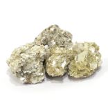 Pyrite with Quartz Natural Rock Stone