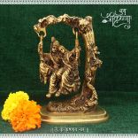 Radhe Krishna on swing