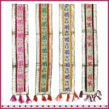 Radhe radhe Divine Chant Duppatta Stole for Katha Kirtan Bhagwat Satsang