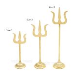 Golden Brass Trident (Trishul)