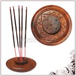 Wooden Star Incense Plate