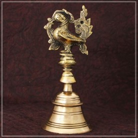 DIVINE SOUND GHANTI (HAND BELL) FOR DAILY TEMPLE PUJA