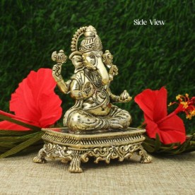 GOD VIGHANAHARTA GANESH/GANAPATI MURTI/IDOL IN 100% BRASS METAL