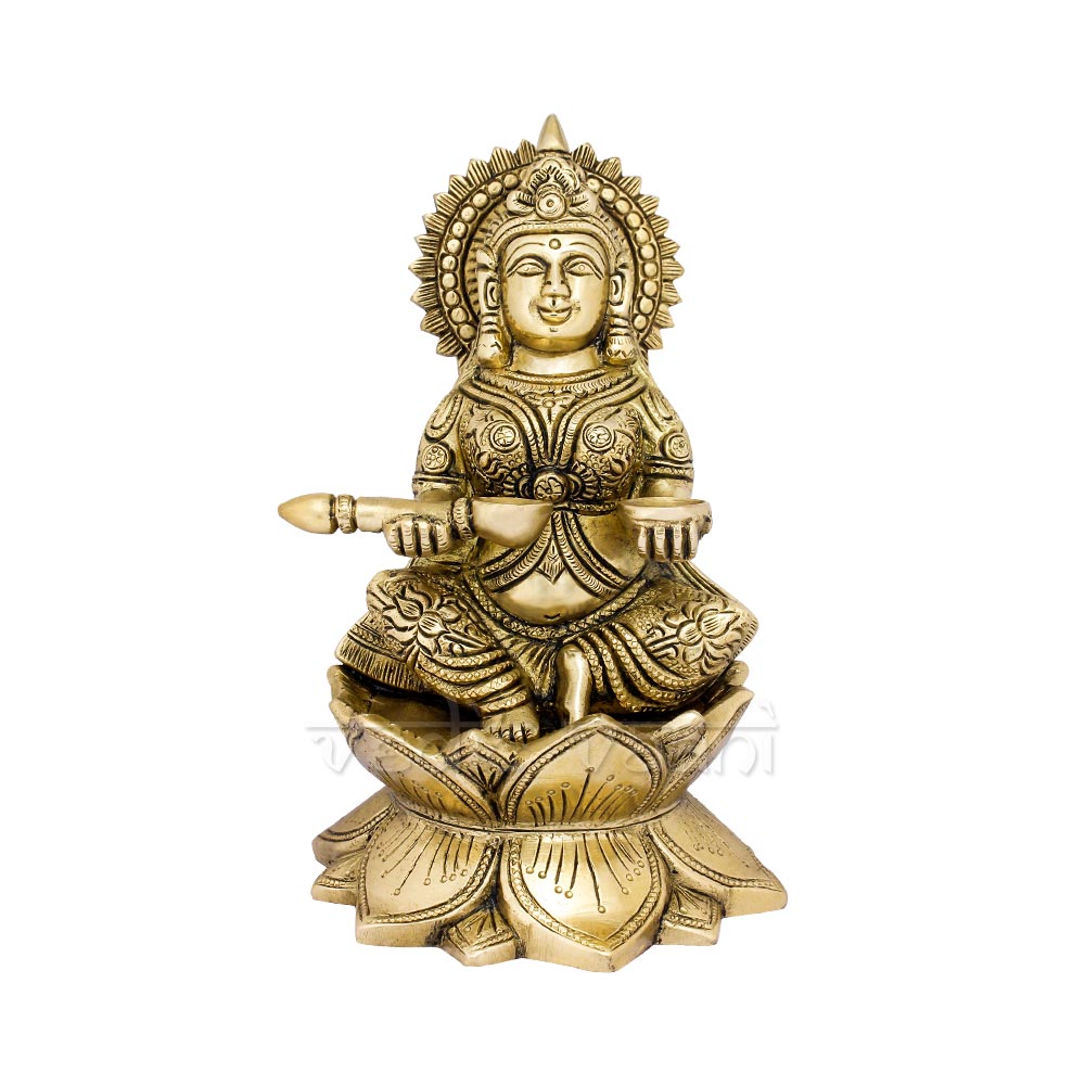 Goddess Maa Annapurna Devi Idol: Buy Online @ low Price, USA/India ...