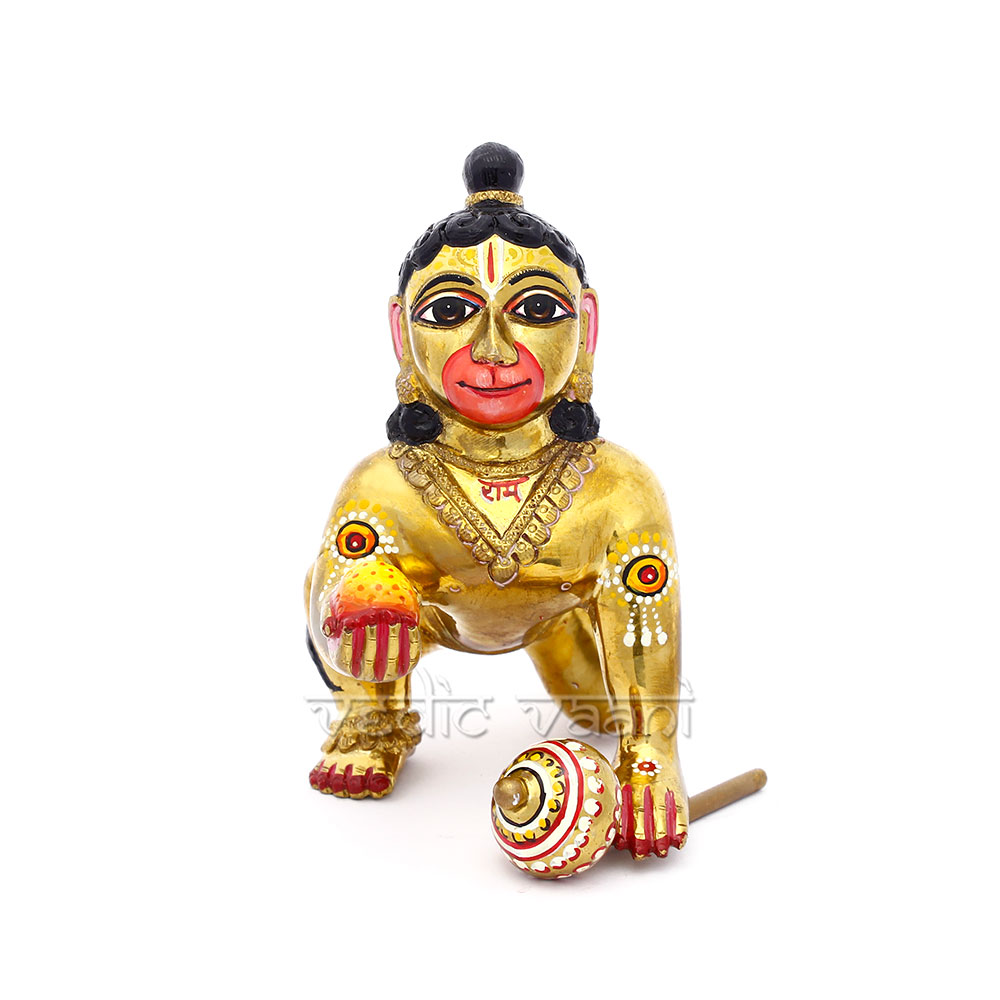Bal Hanuman Idol (Murti)- Vedic Vaani