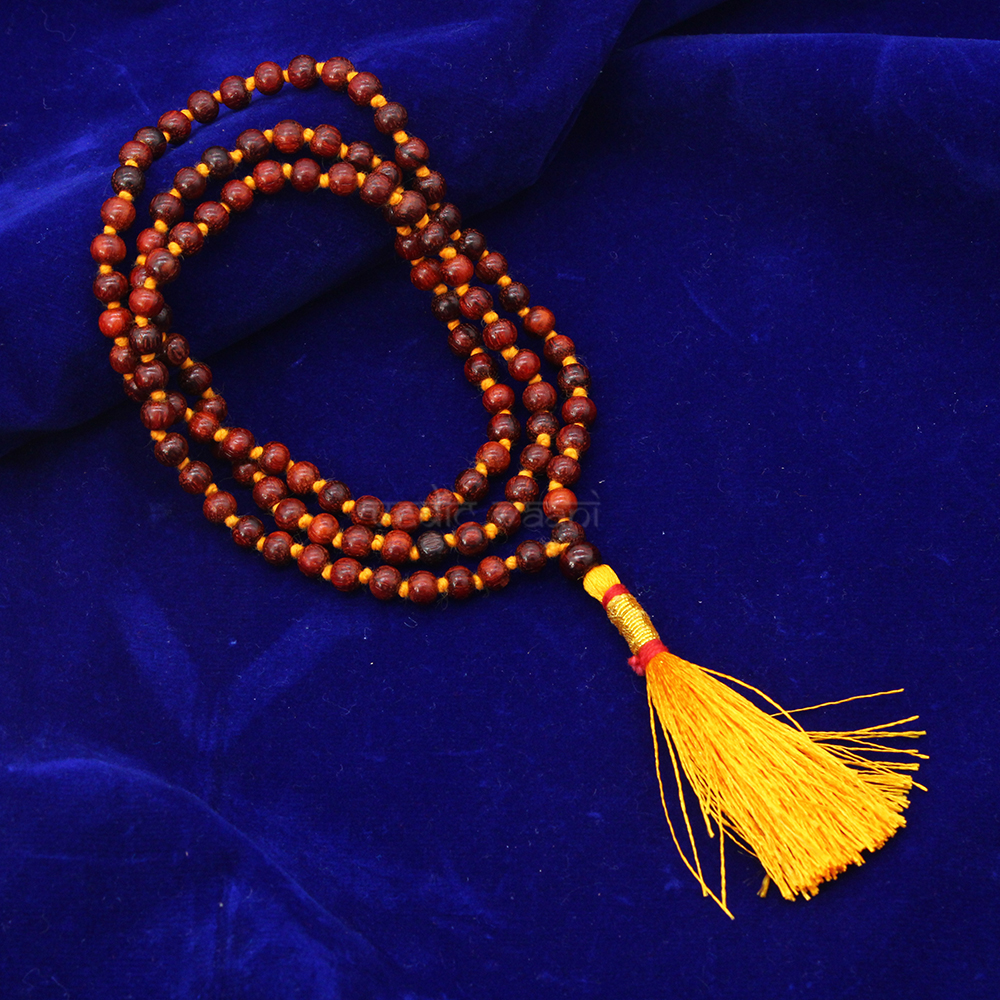 108 Beads Tulsi Japa Mala and Rudraksha Mala for Chanting and Meditation  Hindu Devotion Prayer Beads -  Norway