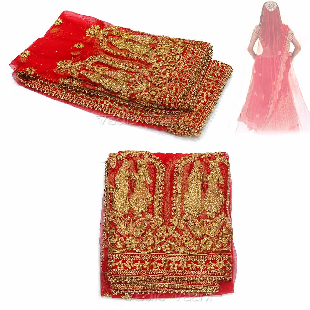 Bridal Pink Zari and Stone Embroidered Velvet Dupatta | Bridal dupatta,  Velvet dupatta, Scarf women fashion