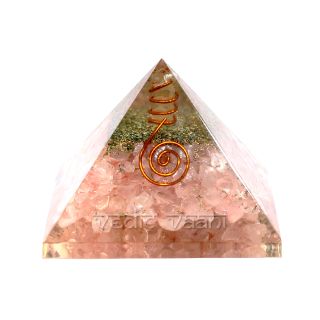 Buy Orgone Pyramid with OM / Kurma & Gomati Chakra - Vedic Vaani