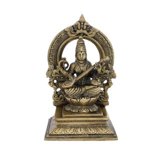 Buy Maa Saraswati yantra locket in Pure Silver - Vedic Vaani