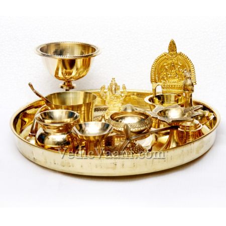 Brass - Pooja Set - Rathna Stores