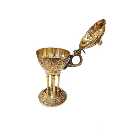 Brass Incense Holder Incense Burner, Brass Dhoop Box, Lamp, Brass Puja  Dhoopdani, Engraved Burner, Prayer Lamp, Home Fragrance -  Canada