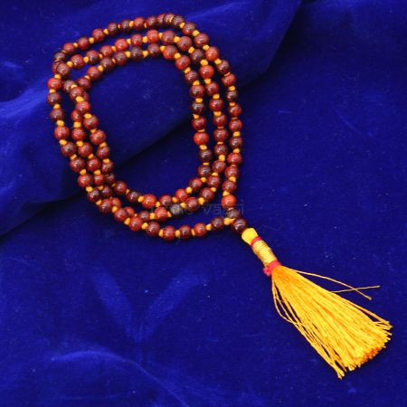 Buy Red Chandan Mala - Genuine Red Sandalwood Beads for Meditation &  Well-Being
