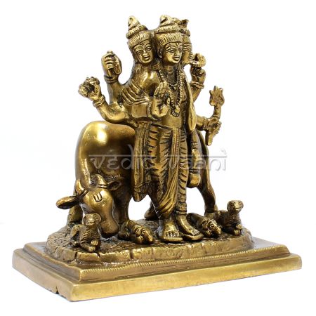 Dattatreya Bhagwaan, Lord Dattatreya Brass Idol 3 inch, Bronze Datta Guru  Sculpture, Brass Murti Guru Dattatray for home Decor - Buy Other Idol Statue  Online