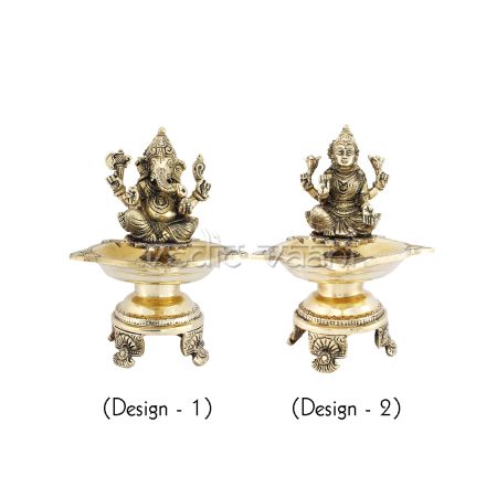Indian Small Brass Diya, Pooja Lamp Online USA