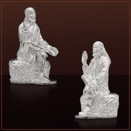 Sai baba silver idol clearance price grt