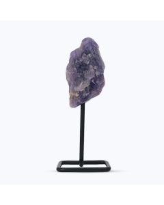 Raw Rough Natural Amethyst Stone on Stand VZ759