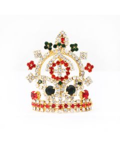 Glory of God Face Mukut Crown for Head Size 1.5 Inches AZ6149