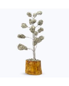 Feng Shui Tree in Pyrite Natural Stone VZ757