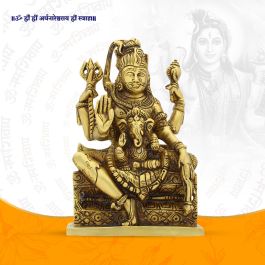 Ardhnarishvara The Divine Shiv Parivar Statue / Idol Buy Here - Vedicvaani