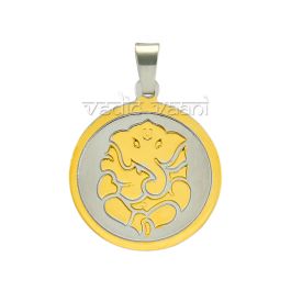 Ganesh Locket in Titan Finish: Buy Ganesha Pendant Online - Vedicvaani