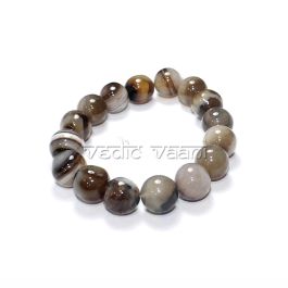 Buy Gemstone Bracelet in Round Black Onyx - Vedic Vaani