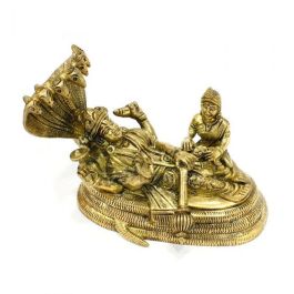 Buy Shantakaram form of Lord Vishnu Mata Lakshmi Sitting Feet