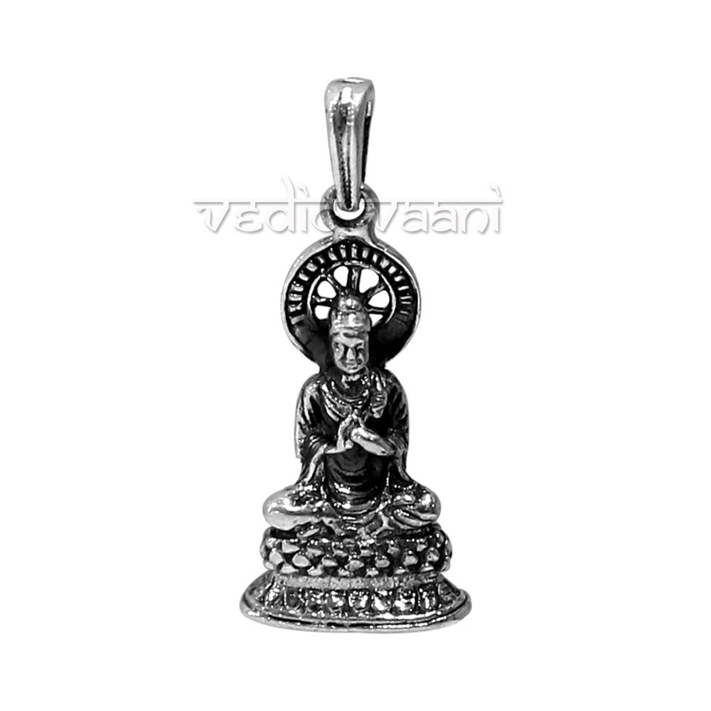 999 Silver Pendant - Chinese Buddha zodiac | FULL-SILVER