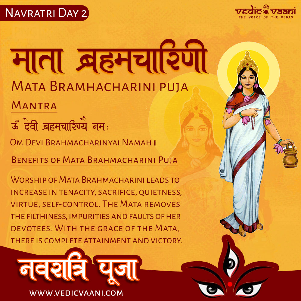 Brahmacharini Mata Puja and Havan- Vedic Vaani