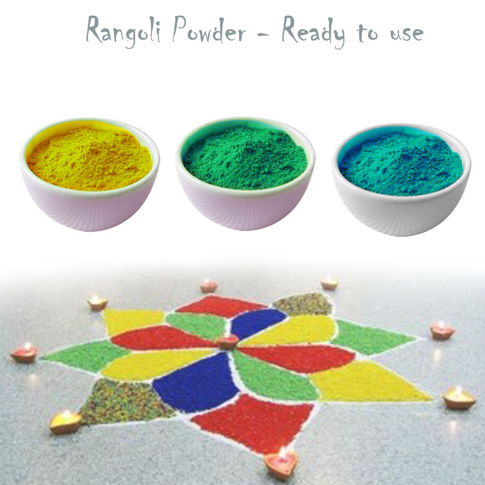 Rangoli Powder - Ready to use, Buy Rangoli Powder - Ready to use online  from India